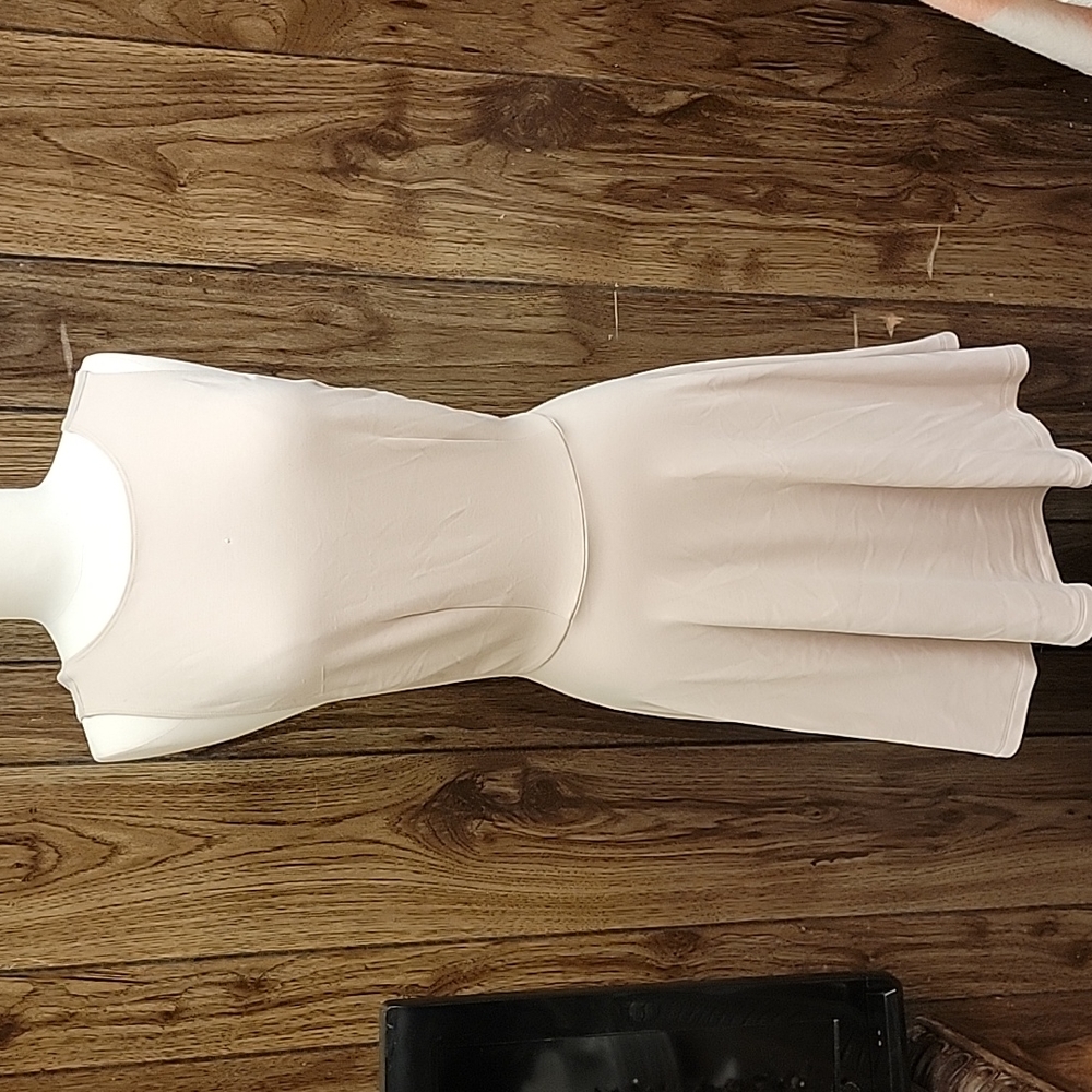 Tan American Apparel skater dress